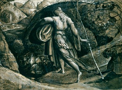 Rut regresando de espigar por Samuel Palmer de Samuel Palmer