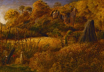 Escena en Underriver, Kent o El jardín de lúpulo de Samuel Palmer