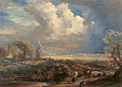 Tormenta de verano cerca de Pulborough, Sussex de Samuel Palmer