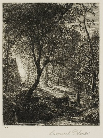 Atardecer de Samuel Palmer