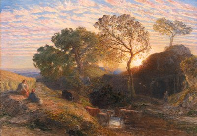Puesta de sol de Samuel Palmer