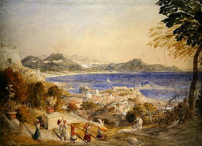 La bahía de Nápoles de Samuel Palmer