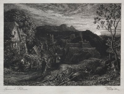 El campanero, 1879 de Samuel Palmer