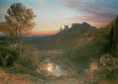 La ciudad al atardecer de Samuel Palmer