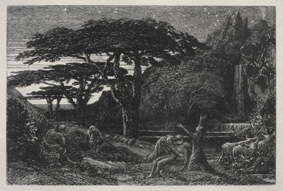 El Bosque de Cipreses de Samuel Palmer