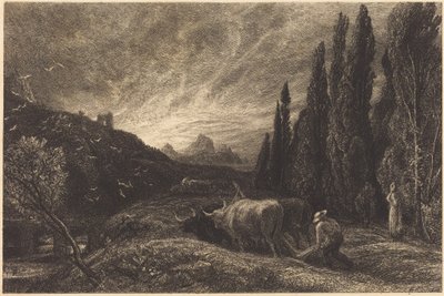 El labrador temprano de Samuel Palmer