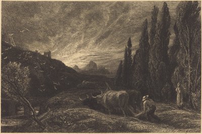 El labrador temprano de Samuel Palmer
