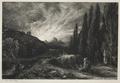 El Primer Labrador, antes de 1861 de Samuel Palmer