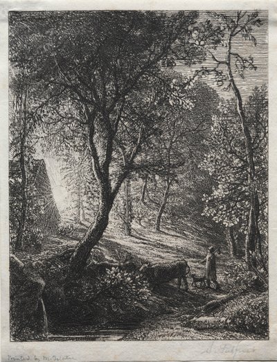 La cabaña del pastor, 1850 de Samuel Palmer