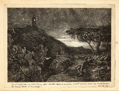 La torre solitaria de Samuel Palmer