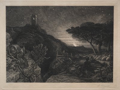 La torre solitaria de Samuel Palmer