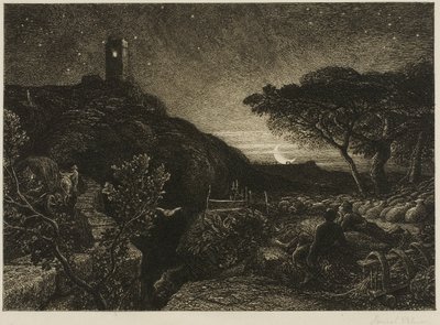 La torre solitaria de Samuel Palmer