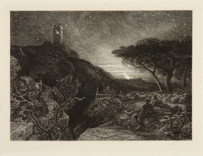 La torre solitaria de Samuel Palmer