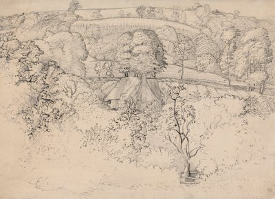 The Primitive Cottage, Shoreham de Samuel Palmer