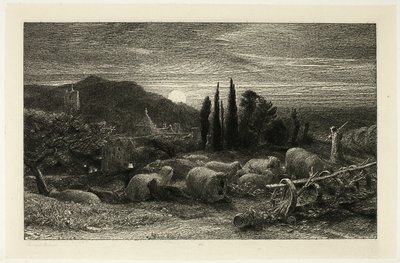 La Luna Creciente de Samuel Palmer