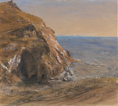 The Rock Slip, cerca de Boscastle de Samuel Palmer