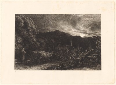 El arador cansado de Samuel Palmer