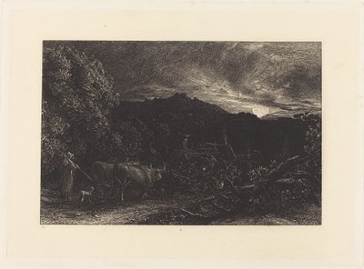 El arador cansado de Samuel Palmer