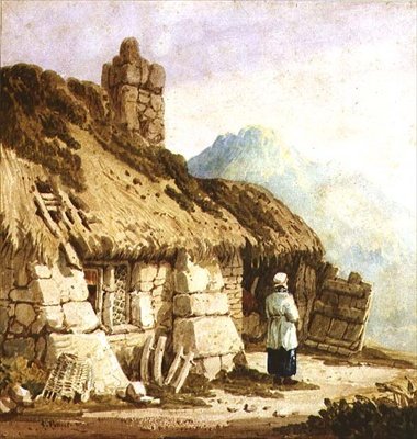 Una cabaña en Dartmoor de Samuel Prout