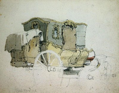 Un carruaje ornamental de Samuel Prout