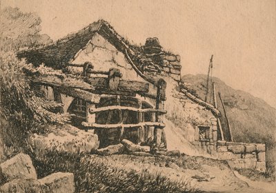 En Tintagel, 1816 de Samuel Prout