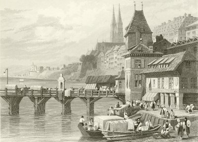 Basilea, en el Rin de Samuel Prout