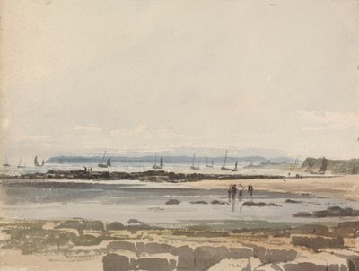 Escena de playa de Samuel Prout