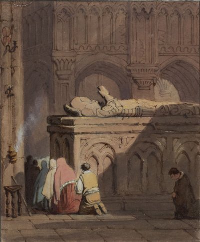 Interior de iglesia de Samuel Prout
