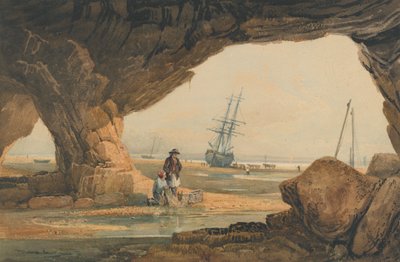 Paisaje costero cerca de Plymouth de Samuel Prout