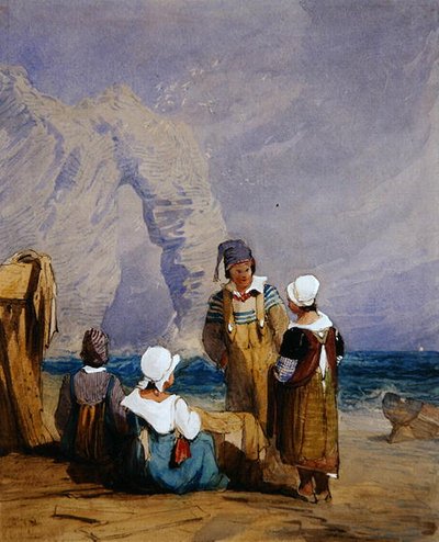 Figuras en la Playa de Samuel Prout