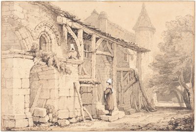 Escena en Jumièges de Samuel Prout