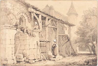 Escena en Jumièges de Samuel Prout