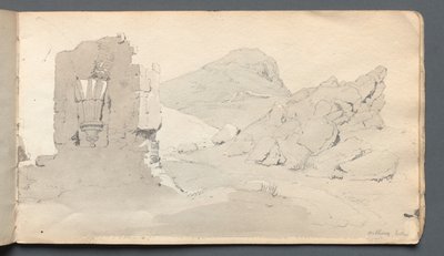 Cuaderno de bocetos: "Ruina" de Samuel Prout