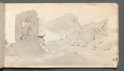 Cuaderno de bocetos: Ruina, 1814 de Samuel Prout