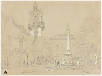 Plaza de Aix-en-Provence de Samuel Prout