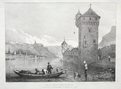 San Goar y Rheinfels de Samuel Prout