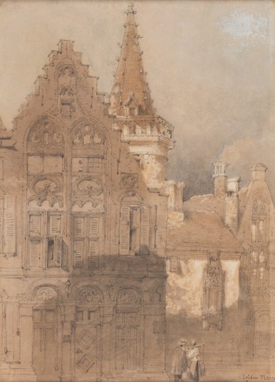 El vellocino de oro, Brujas, fecha desconocida (acuarela sobre papel) de Samuel Prout
