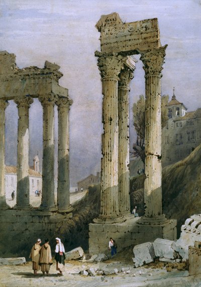 El Templo de Vespasiano y Saturno de Samuel Prout
