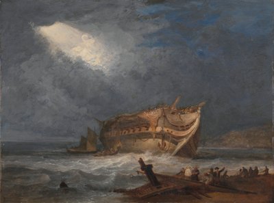 El naufragio del Dutton, un Indiano Oriental de Samuel Prout