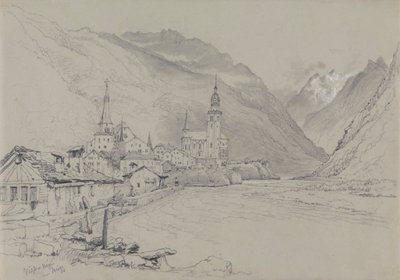 Visp o Viege, cerca de Brig de Samuel Prout