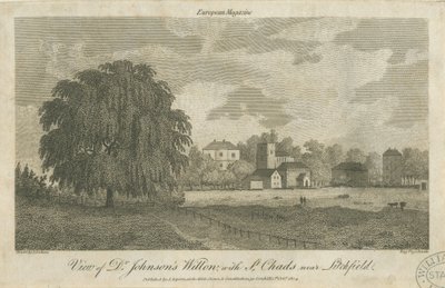 Lichfield - El Sauce del Dr. Johnson de Samuel Rawle