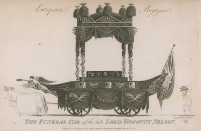El coche fúnebre del difunto Lord Viscount Nelson de Samuel Rawle
