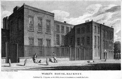 Casa Wards, Hackney, Londres, 1805 de Samuel Rawle