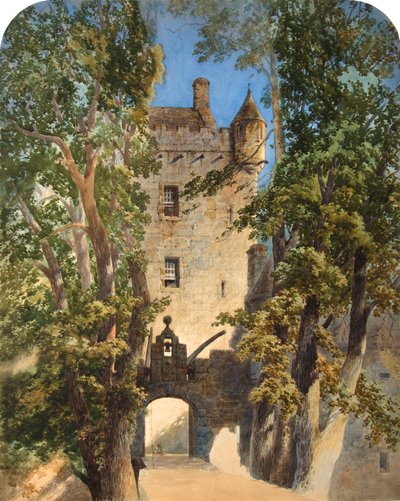 Castillo de Cawdor (acuarela) de Samuel Read