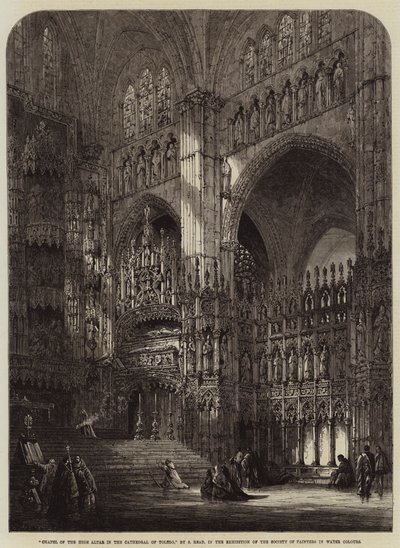 Capilla del Altar Mayor en la Catedral de Toledo de Samuel Read