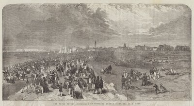 La revisión naval, paseo en Southsea Common de Samuel Read