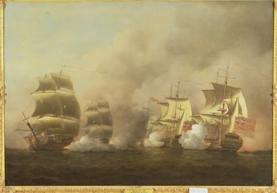 Acción Frente al Cabo de Buena Esperanza, 9 de Marzo de Samuel Scott
