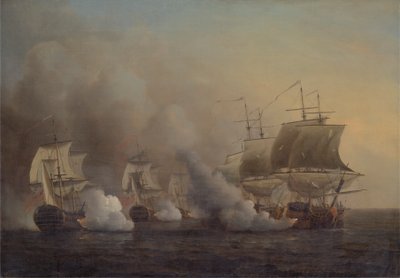 Acción frente al Cabo de Buena Esperanza de Samuel Scott