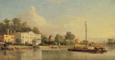 Villa de Alexander Pope (1688-1744), Twickenham, c.1759 de Samuel Scott
