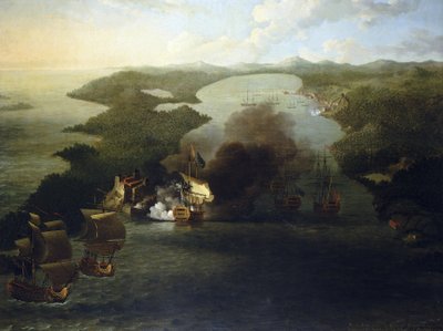 Guerras coloniales de España: toma de Porto Bello (o Puerto Bello) (Argentina), 21 de noviembre de Samuel Scott